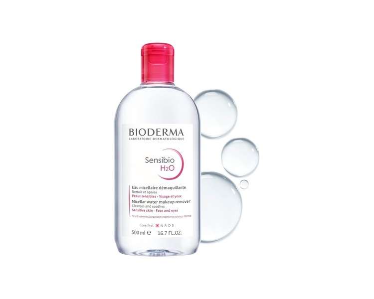 Bioderma Sensibio H2O Solution Micellaire Cleanser Makeup Remover 500ml