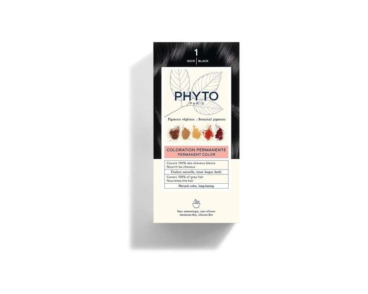 PHYTO Permanent Hair Dye Shade 1 Black