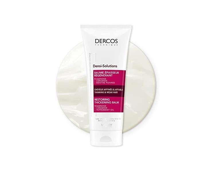 VICHY Dercos Densi-Solutions Restoring Thickening Balm Conditioner for Dull and Weak Hair 150ml