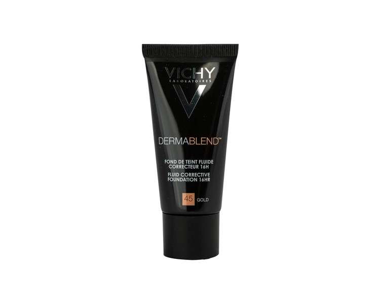 Vichy Dermablend Fluid Gold Corrective Foundation 30ml No.45