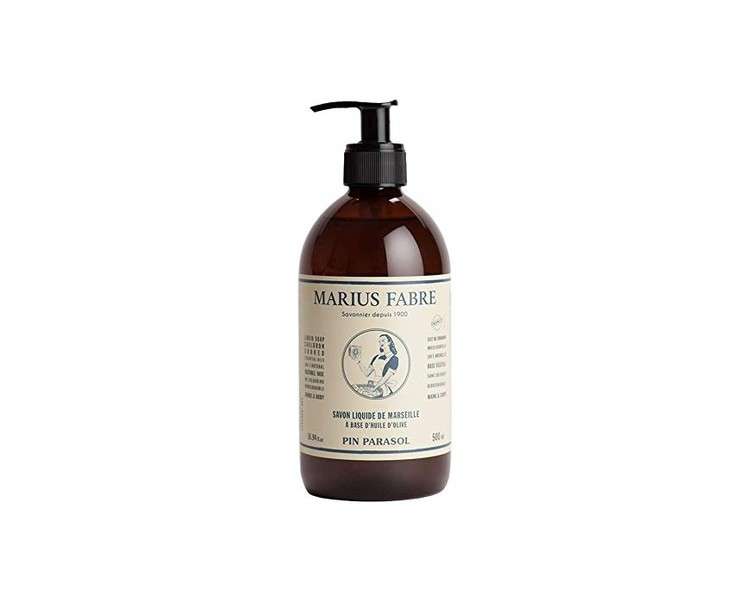 Marius Fabre Nature Liquid Soap with Essential Oils 500ml Pine