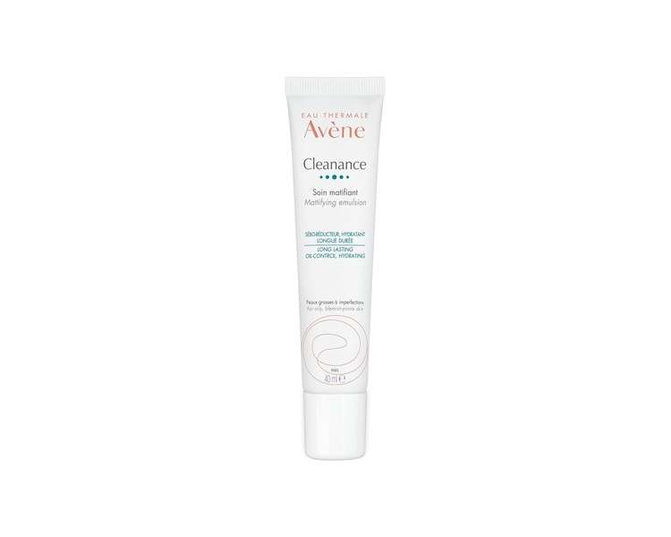 Avène Cleanance Mattifying Emulsion for Oily Blemish-prone Skin 40ml