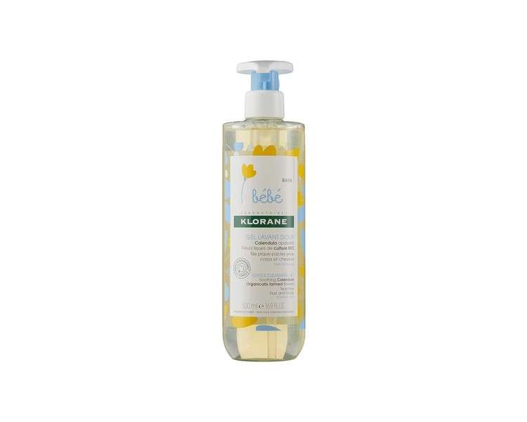 Klorane Bebé Gentle Cleansing Gel Soothing Calendula 500ml