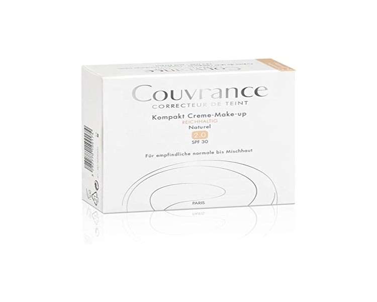 Avene Couvrance Compact Tinted Cream SPF30 2.0 Natural