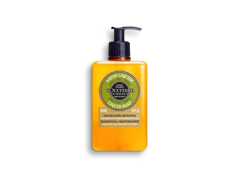 L'occitane Shea Butter Verbena Liquid Hands & Body Soap