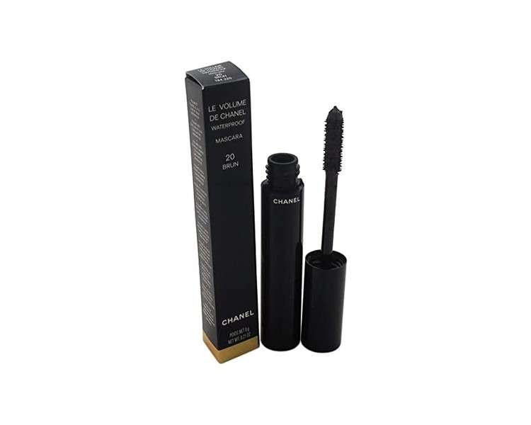 Chanel Le Volume De Waterproof Mascara Number 20 Brun 6g Black 6g