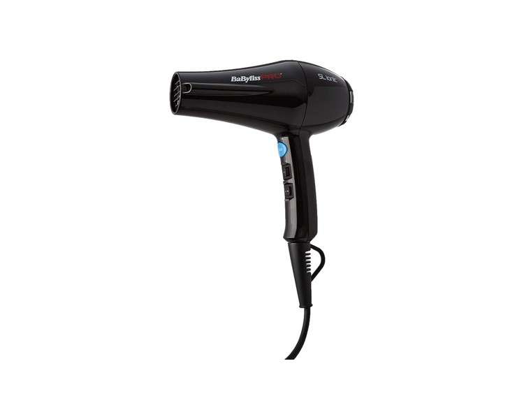 Babyliss Pro BAB5586GE SL Ionic Super Light Hairdryer Black