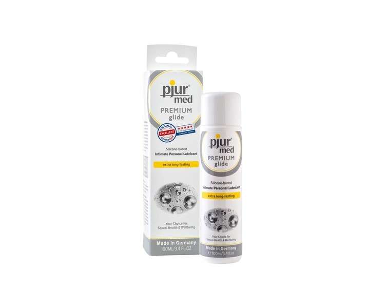 pjur med Premium Glide Silicone-Based Medical Lubricant for Highly Sensitive Skin/Mucous Membranes 100ml