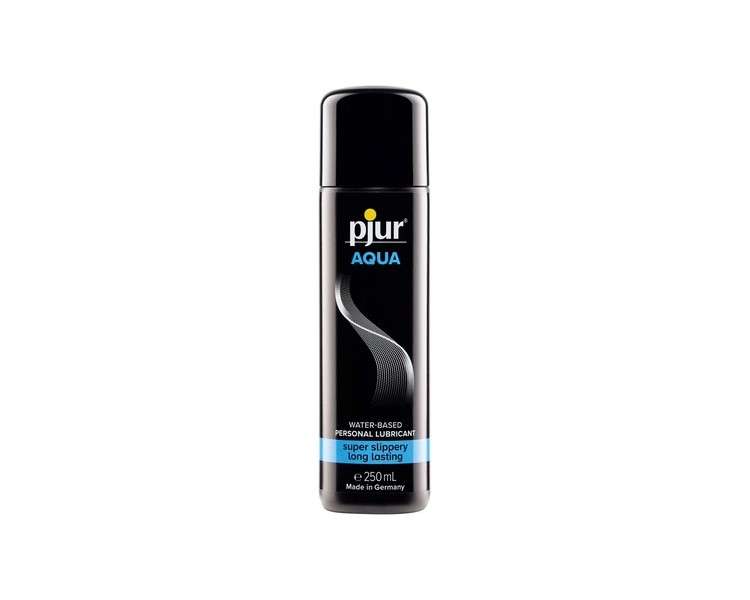 pjur AQUA Premium Water-Based Lubricant for Excellent Glide and Moisture - 250ml