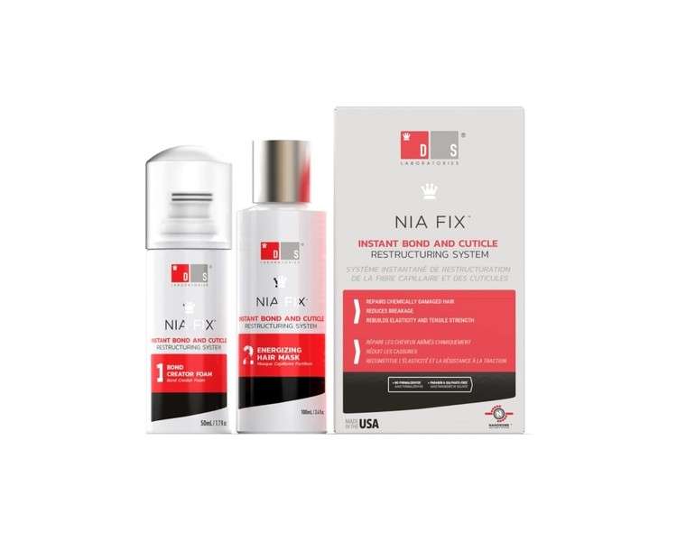 NIA Damaged Hair Treatment by DS Laboratories Hair Bond Repair Split End Repair Strengthening Treatment