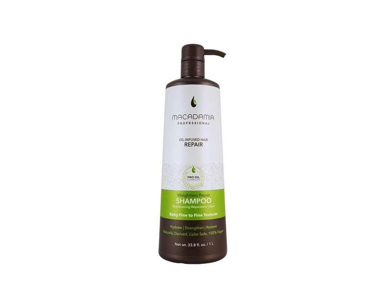 Macadamia Professional Weightless Moisture Shampoo 1000ml