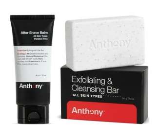 Anthony After Shave Balm for Men Cooling Lotion with Vitamins A C & E Aloe Vera and Natural Botanical Extracts 3 Fl Oz