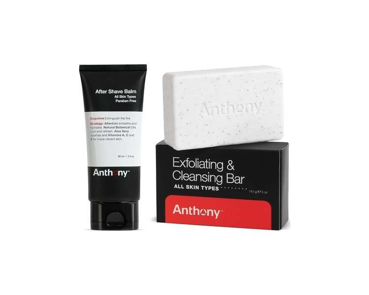 Anthony After Shave Balm for Men Cooling Lotion with Vitamins A C & E Aloe Vera and Natural Botanical Extracts 3 Fl Oz