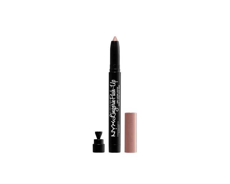 NYX Professional Makeup Lip Lingerie Push-Up Long Lasting Plumping Lipstick - Lace Detail Nude Pink Beige