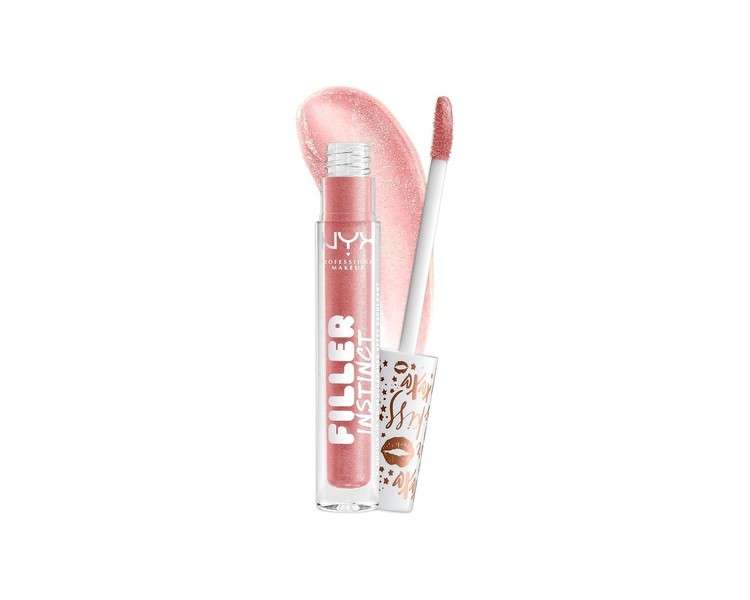 NYX Professional Makeup Filler Instinct Plumping Polish Shimmery Lip Gloss 2.5ml Sparkling Please