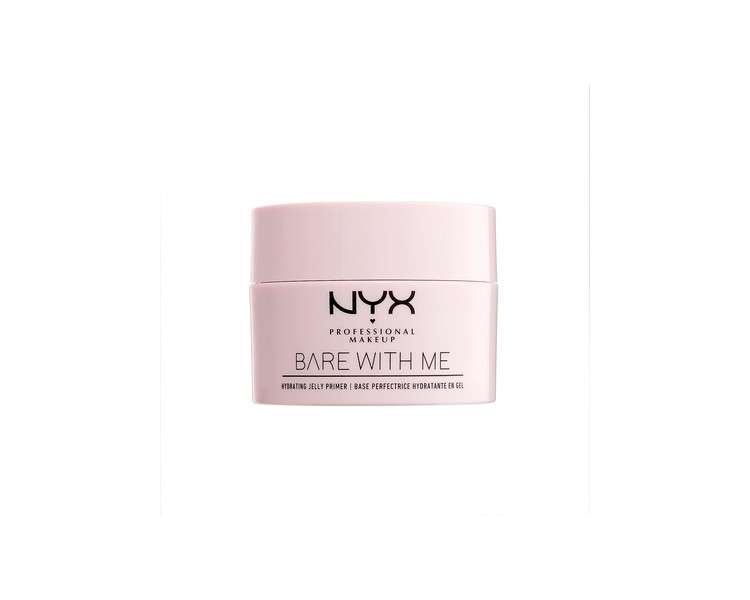 NYX Professional Makeup Bare With Me Hydrating Jelly Primer with Aloe and Cucumber Extract Water-Based Gel Formula Inspired by Skincare 40ml