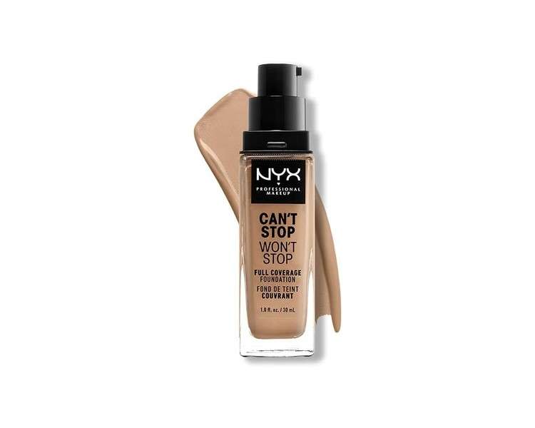 NYX Can't Stop Won't Stop Full Coverage Foundation Classic Tan 30ml