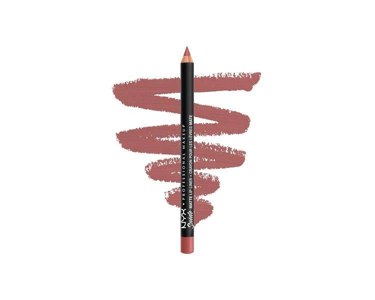 NYX Professional Suede Matte Lip Liner Brunch Me 1 Count