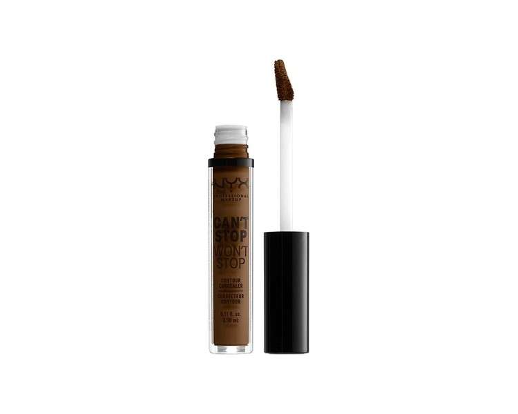 Nyx Can´t Stop Won´t Stop Full Coverage Contour Concealer Walnut 3.5ml