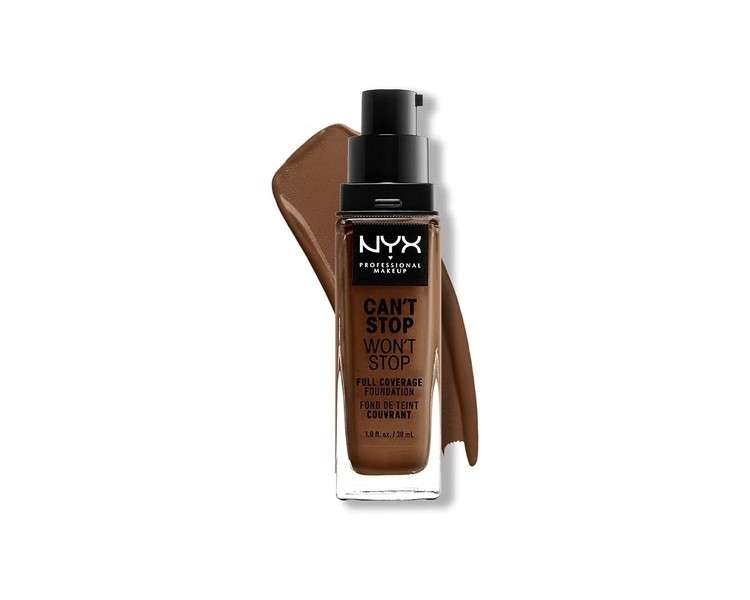 Nyx Can´t Stop Won´t Stop Full Coverage Foundation Cocoa 30ml