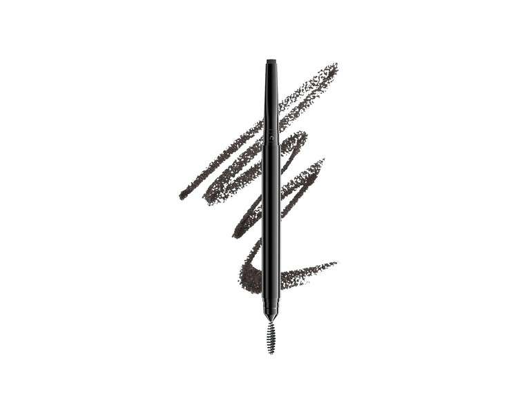 Nyx Professional Makeup Precision Brow Pencil with Brush Vegan Formula Black 06