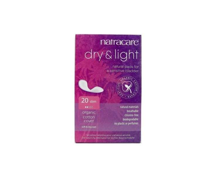 Natracare Dry and Light Incontinence Pad Slim