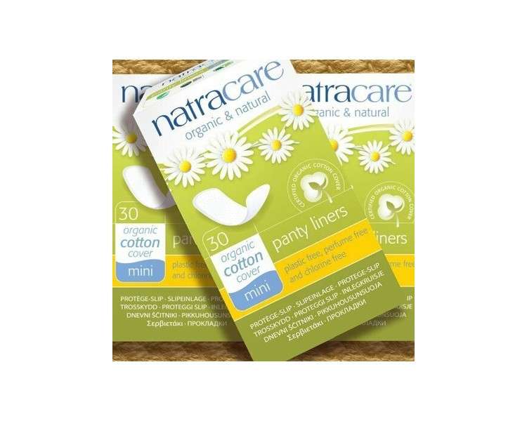 Natracare Panty Liners Mini Organic Cotton 30 Count