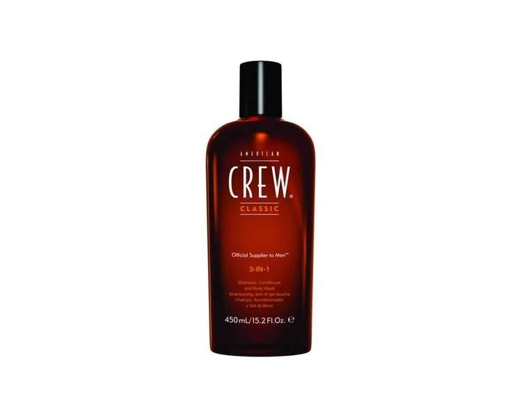 American Crew 3-in-1 Shampoo Conditioner and Body Wash 15.2oz