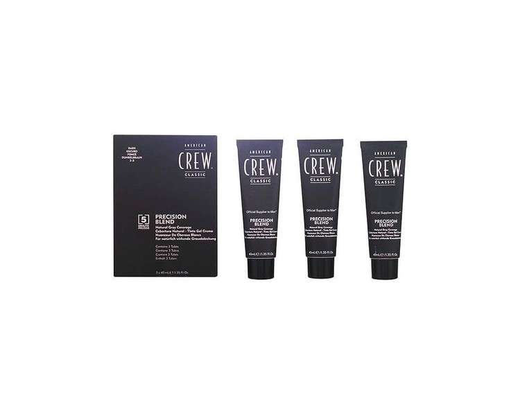 American Crew Precision Blend Natural Grey Coverage Dark With Activator