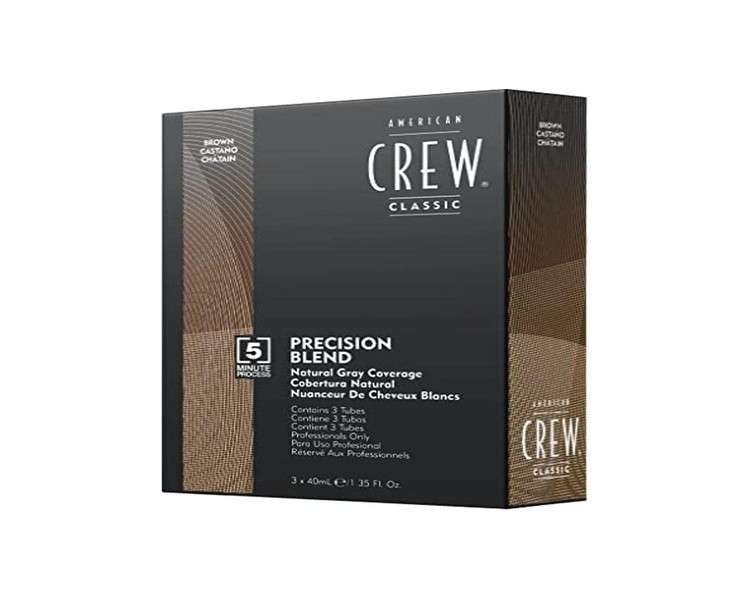 American Crew Precision Blend Hair Color Kit No.4-5 Medium Natural
