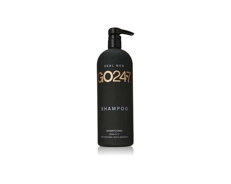 GO247 Real Men Shampoo 33.8 Fluid Ounce by On The Go