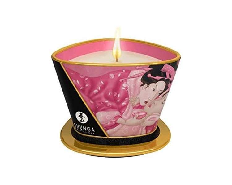 Shunga Aphrodisia Roses Massage Candle