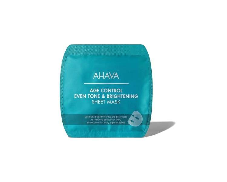 AHAVA Age Control Even Tone and Brightening Sheet Mask