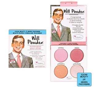 Cheeks by theBalm Cosmetics Will Powder Quad