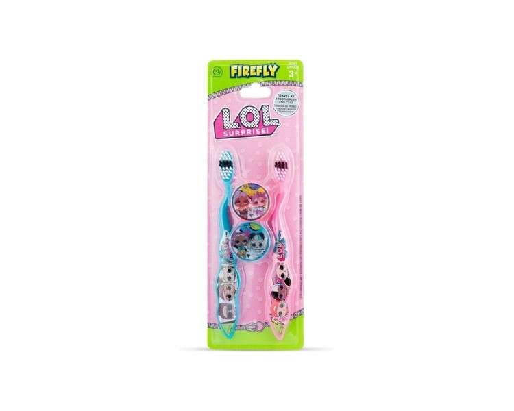 Lol Surprise Girls Toothbrush Oral Care Travel Kit
