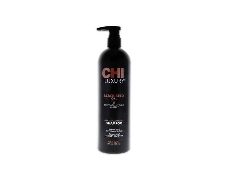 CHI Luxury Black Seed Oil Gentle Cleansing Shampoo for Unisex 25oz  739ml.