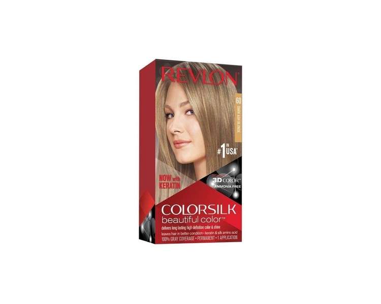 Revlon Colorsilk  Permanent Hair color 60 Dark Ash Blonde 3ml