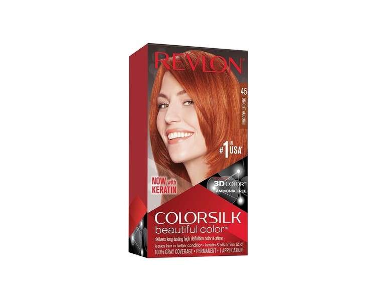 Revlon Colorsilk Beautiful Hair Color 45 Bright Auburn