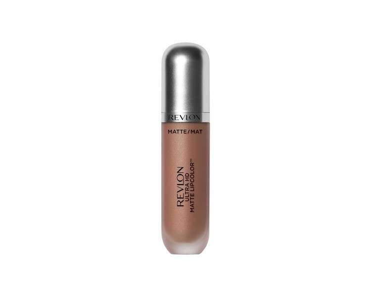 Revlon Ultra HD Matte Lipcolor Velvety Lightweight Matte Liquid Lipstick in Nude Brown Seduction 6g