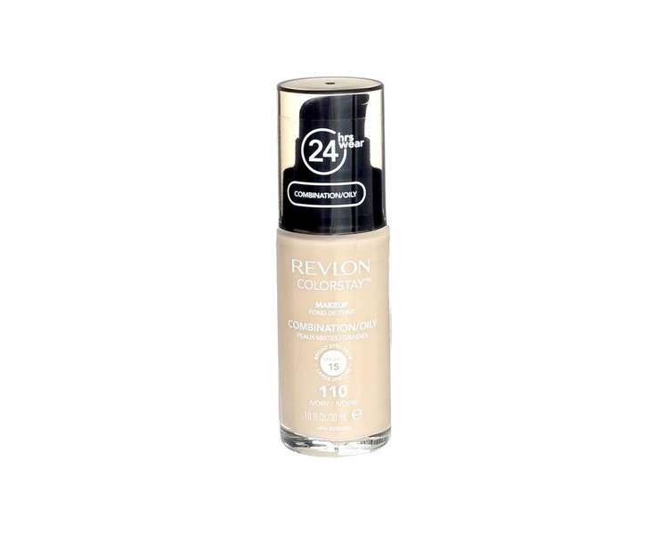 Revlon ColorStay Longwear Makeup Foundation Spf 15 110 Ivory 30ml