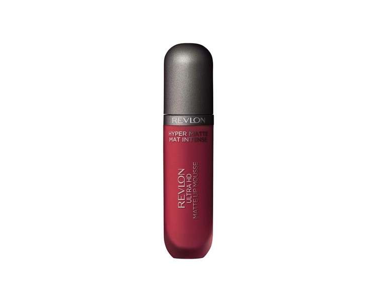 Revlon Ultra HD Lip Mousse Hyper Matte Longwearing Creamy Liquid Lipstick in Red/Coral 815 Red Hot