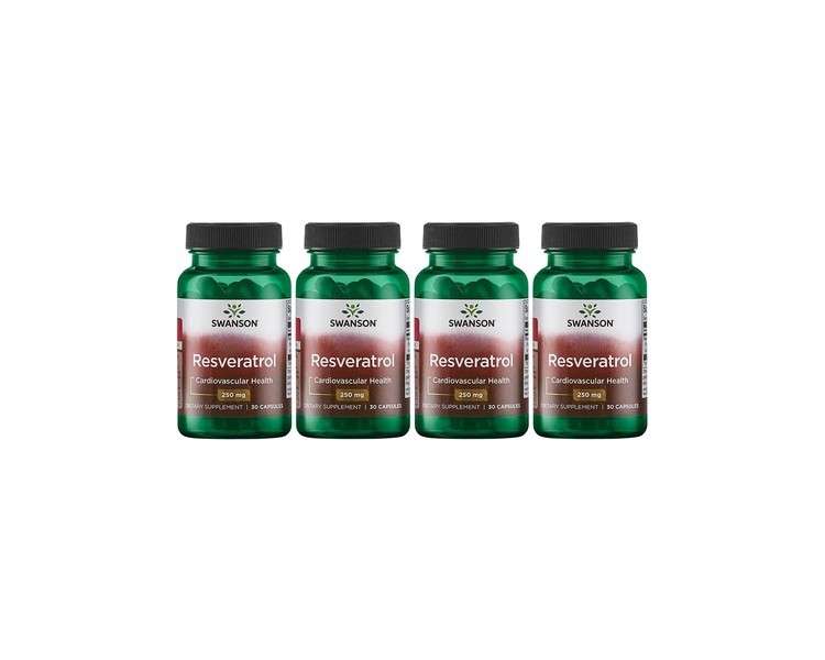 Swanson Resveratrol Higher Potency 250mg 30 Caps