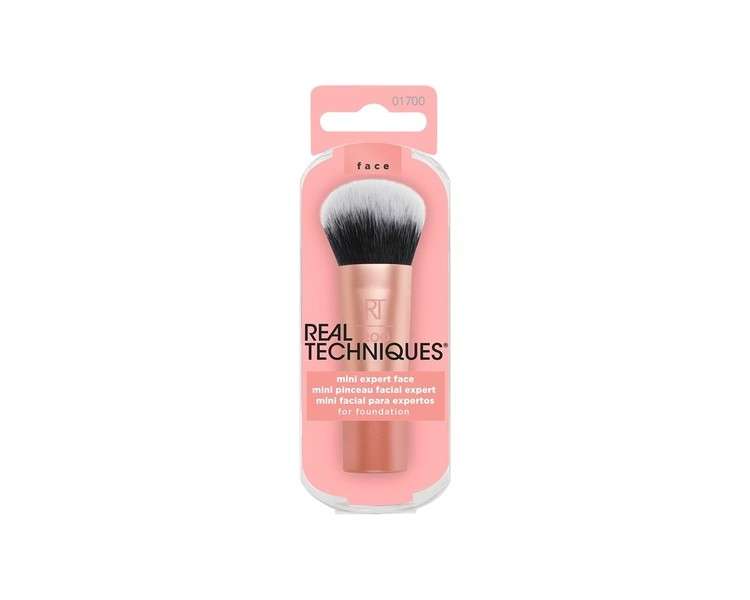 Real Techniques Mini Travel Size Expert Face Makeup Brush for Foundation