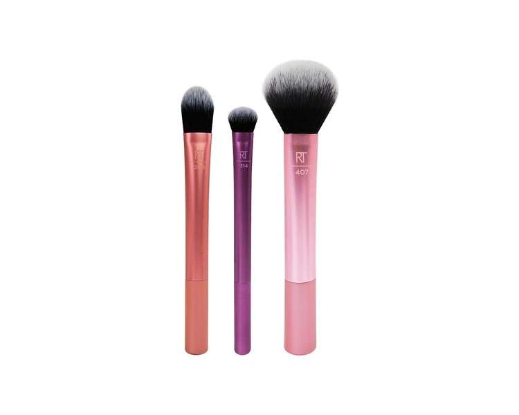 Real Techniques Technique Essentials Makeup Brush Set Travel Essentials Kit