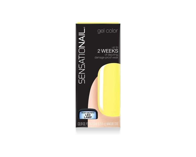 Sensationail Original Nail Polish Gel Dizzy Daisy Pastel Yellow 7.39ml