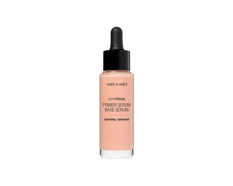 wet n wild Prime Focus Primer Serum with Rosewater and Camellia Leaf Extract 30ml Hydrating