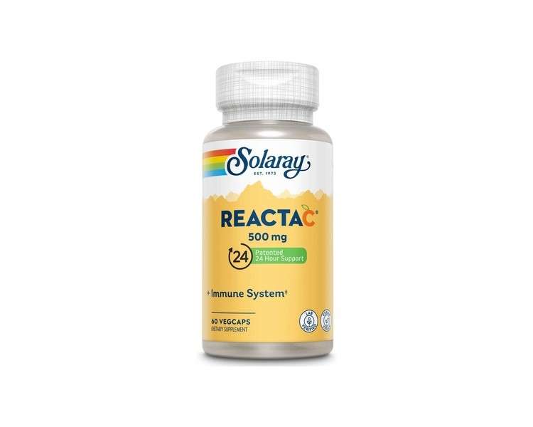 Solaray Reacta-C & Bioflavonoids Veg Cap 60 Count