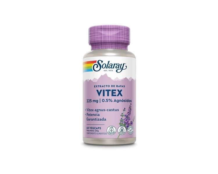 Solaray Vitex 60 Capsules