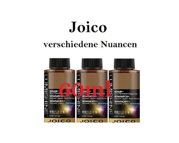 JOICO Lumishine Demi Permanent Liquid Hair Color Various Shades 60ml