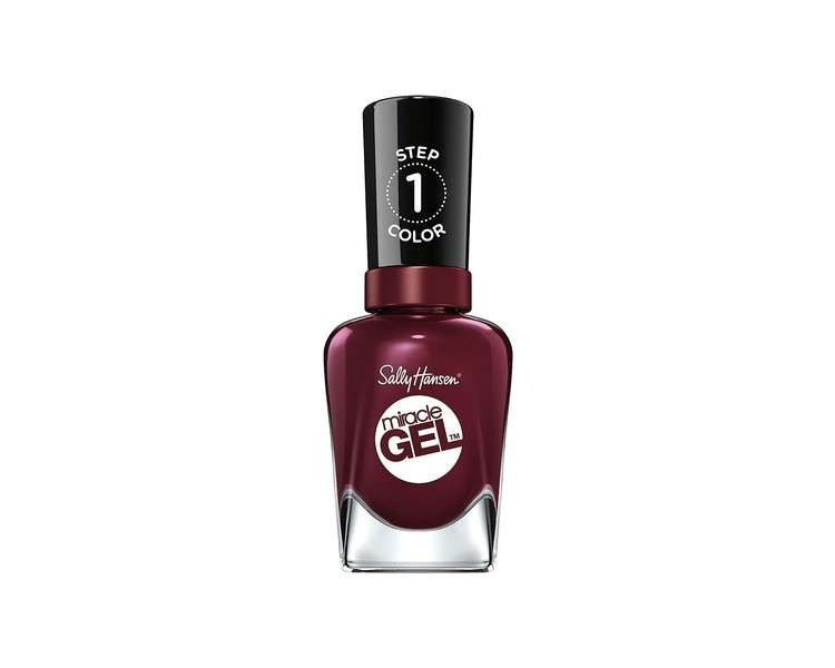 Sally Hansen Miracle Gel Nail Polish - 480 Wine Stock - Red